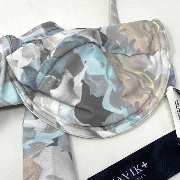 Tavik Women's Charlie Bandeau Swim TOP ONLY Petale Blanc - Picture 3 of 6